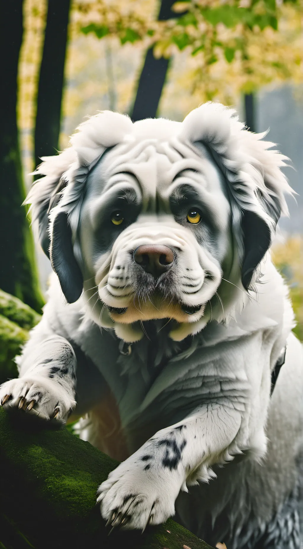 ai character: doggy background