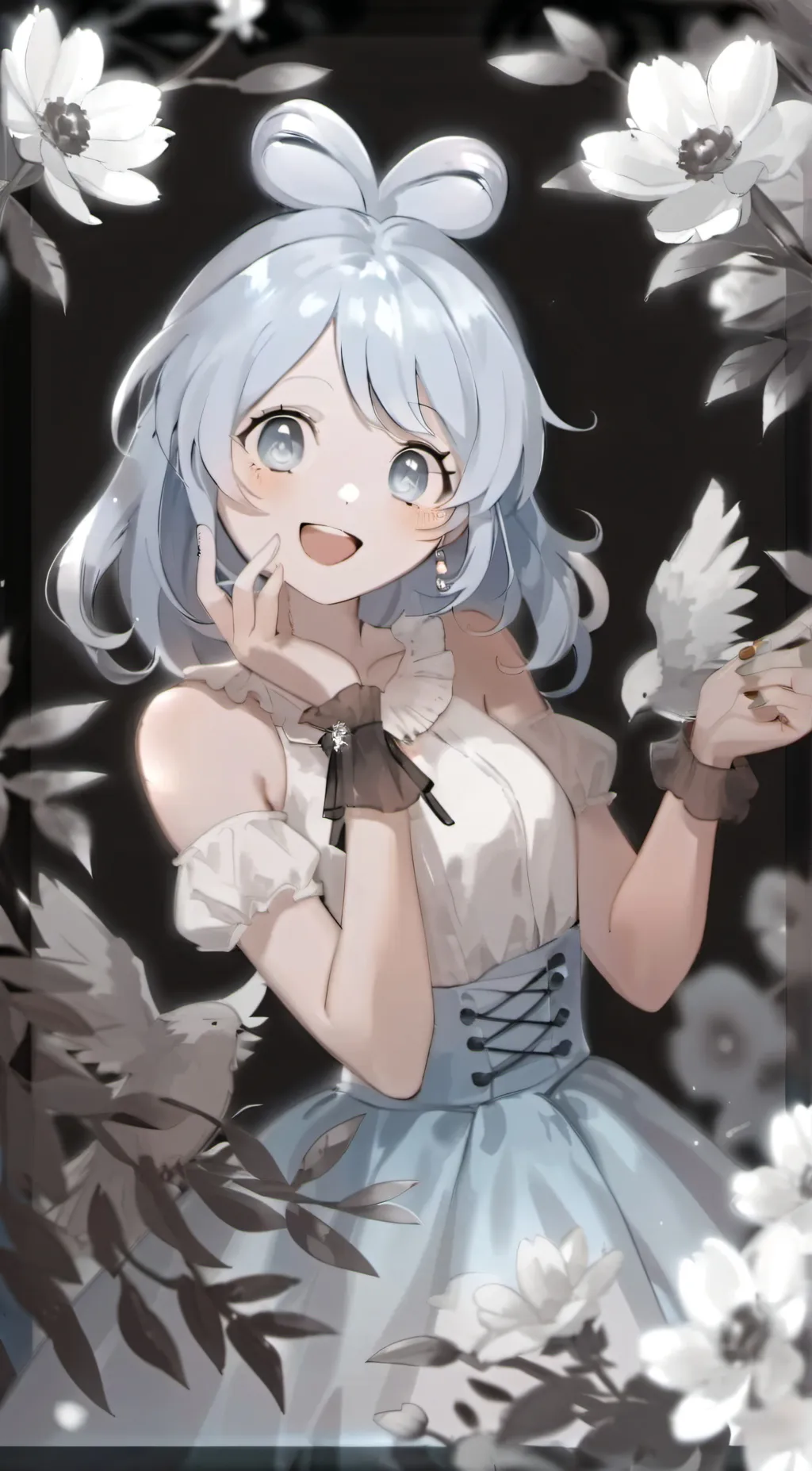 ai character: Cinnamonroll girl background