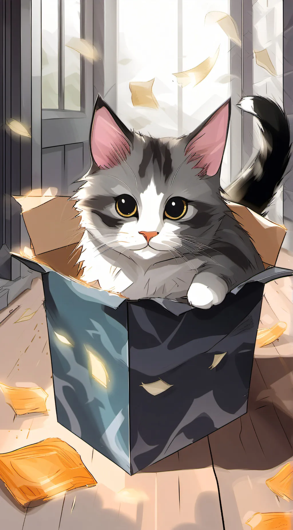 ai character: Stuck background