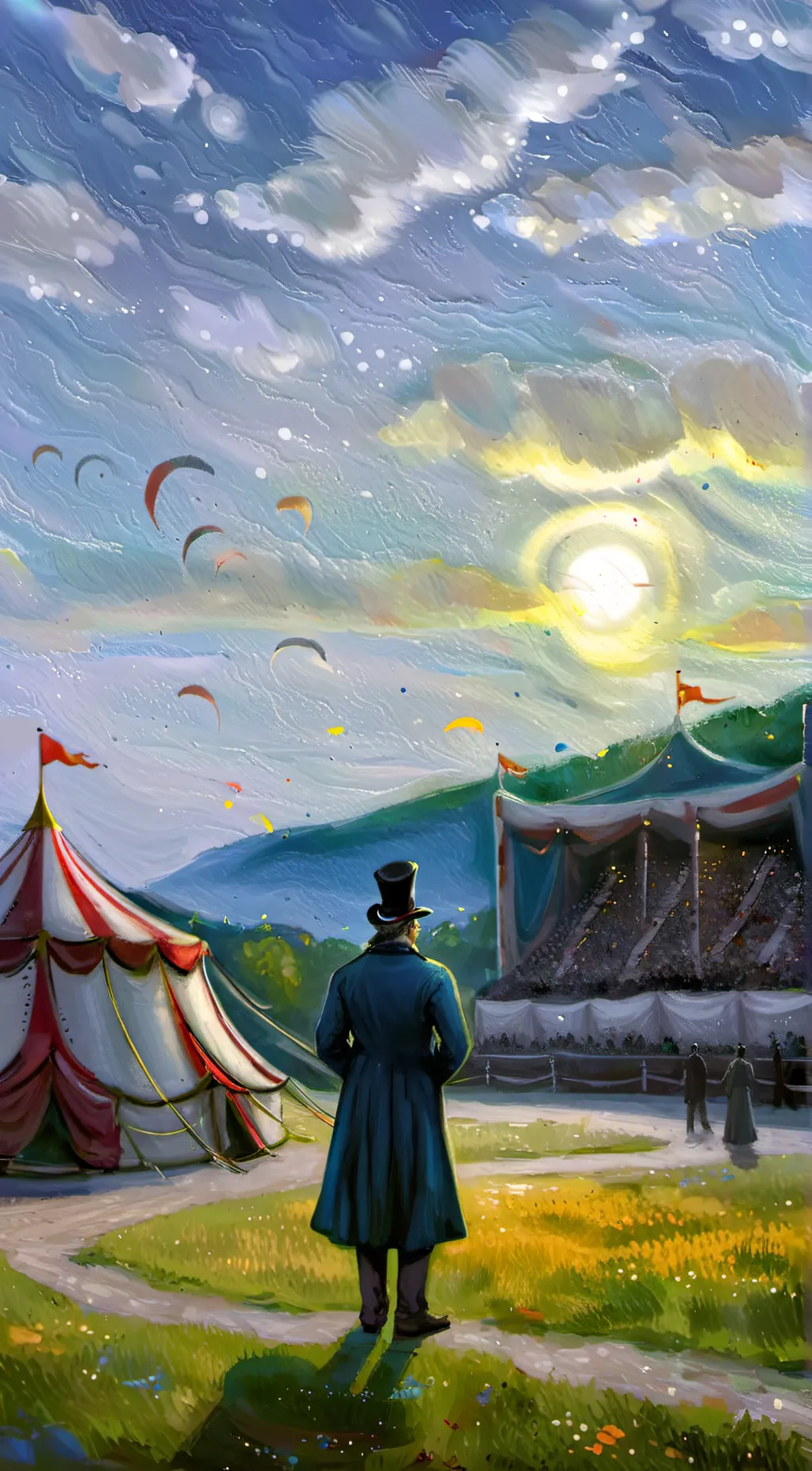 ai character: Patches' Circus background