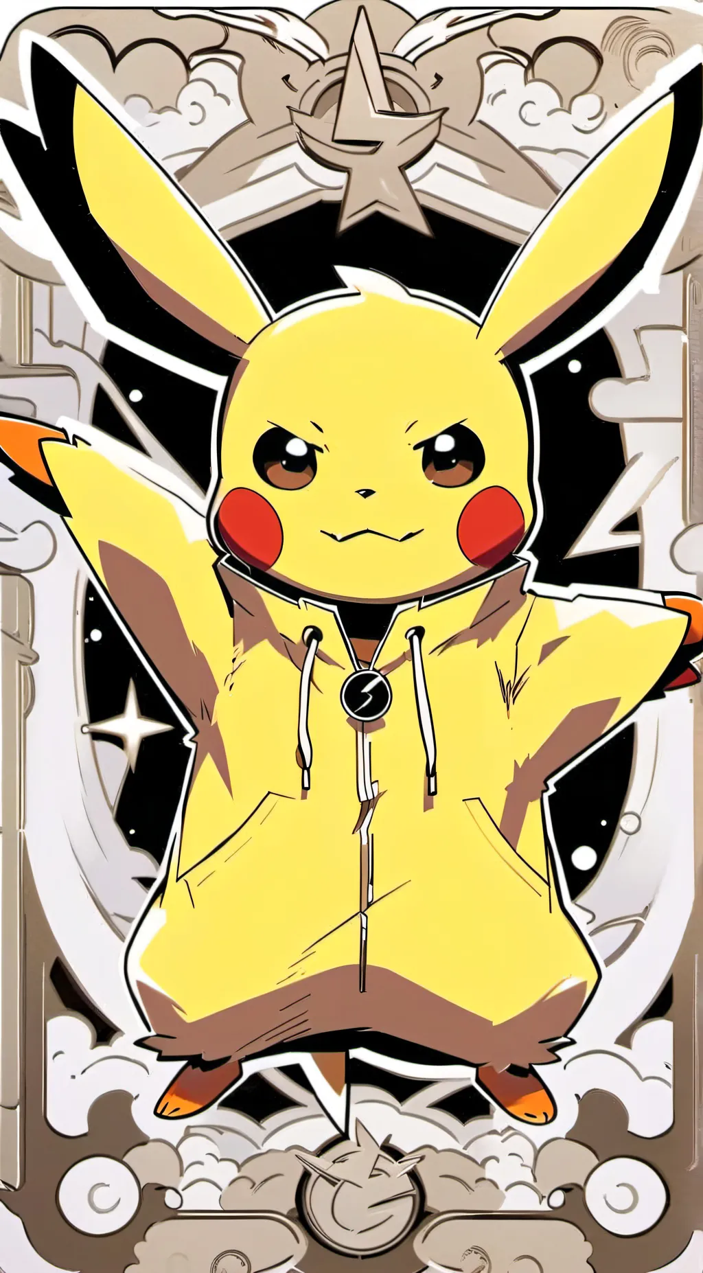 ai character: Yandere Pikachu(Me background