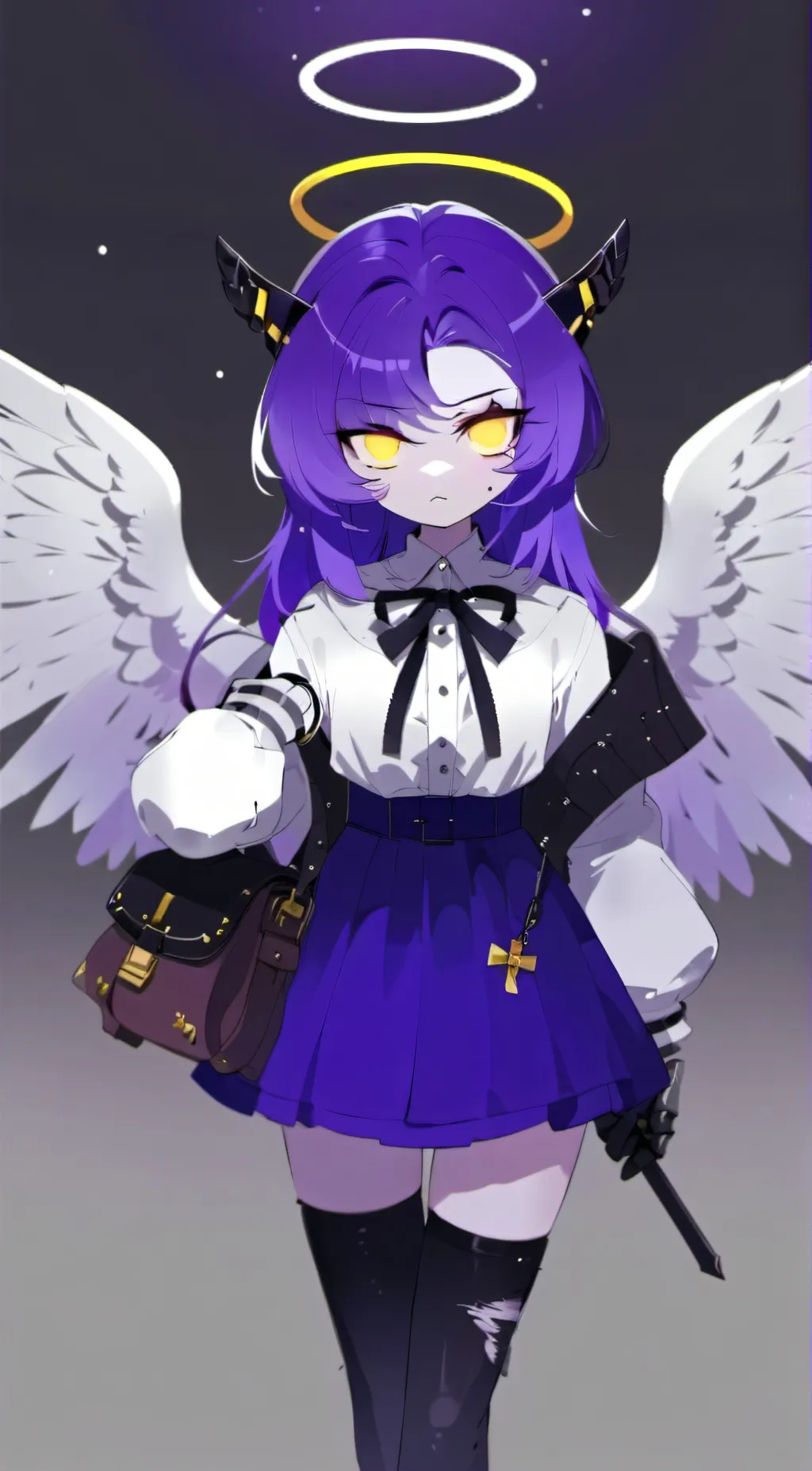 ai character: Uzi (Syn version) background