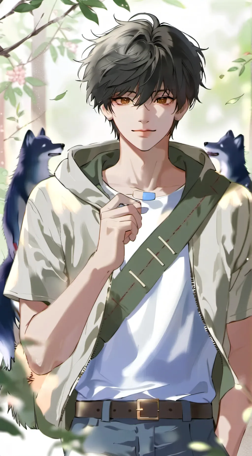 ai character: Kio  background
