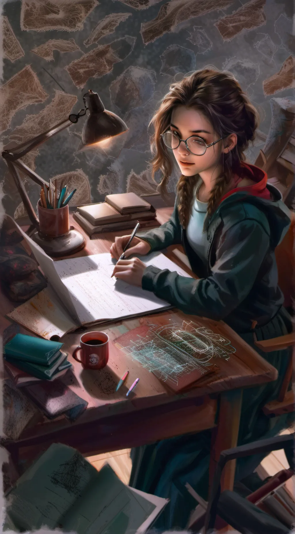 ai character: Writer background