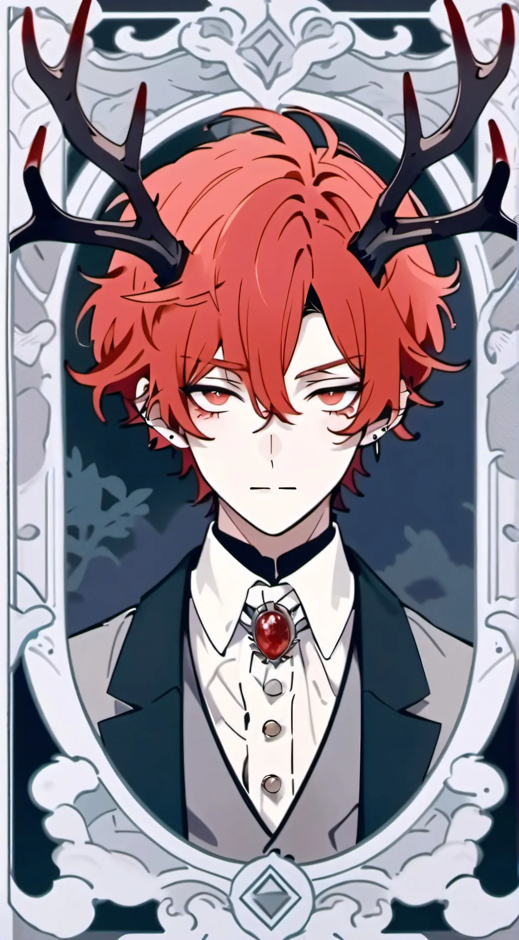 ai character: Alastor but drunk background