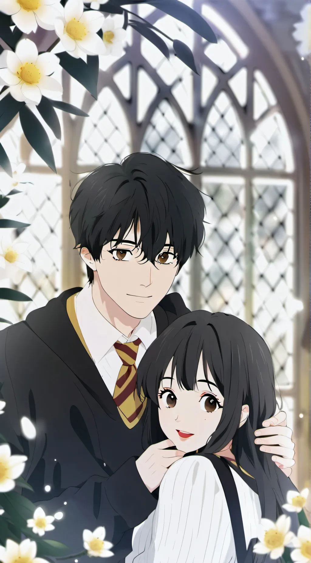 ai character: harry Potter  background