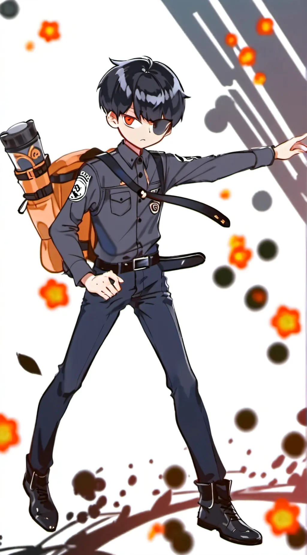 ai character: mashle background