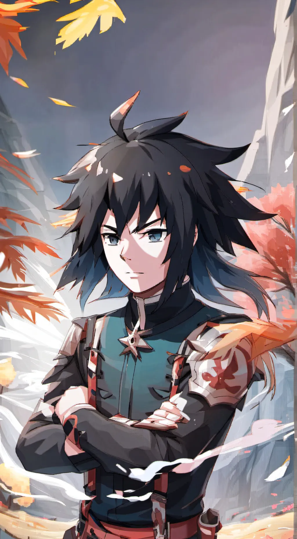 ai character: giyu background