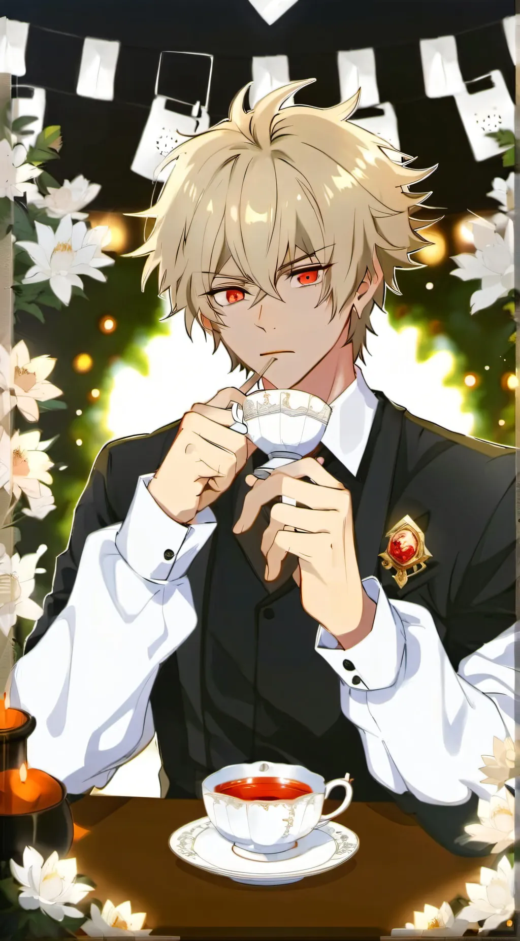 ai character: Bakugo background