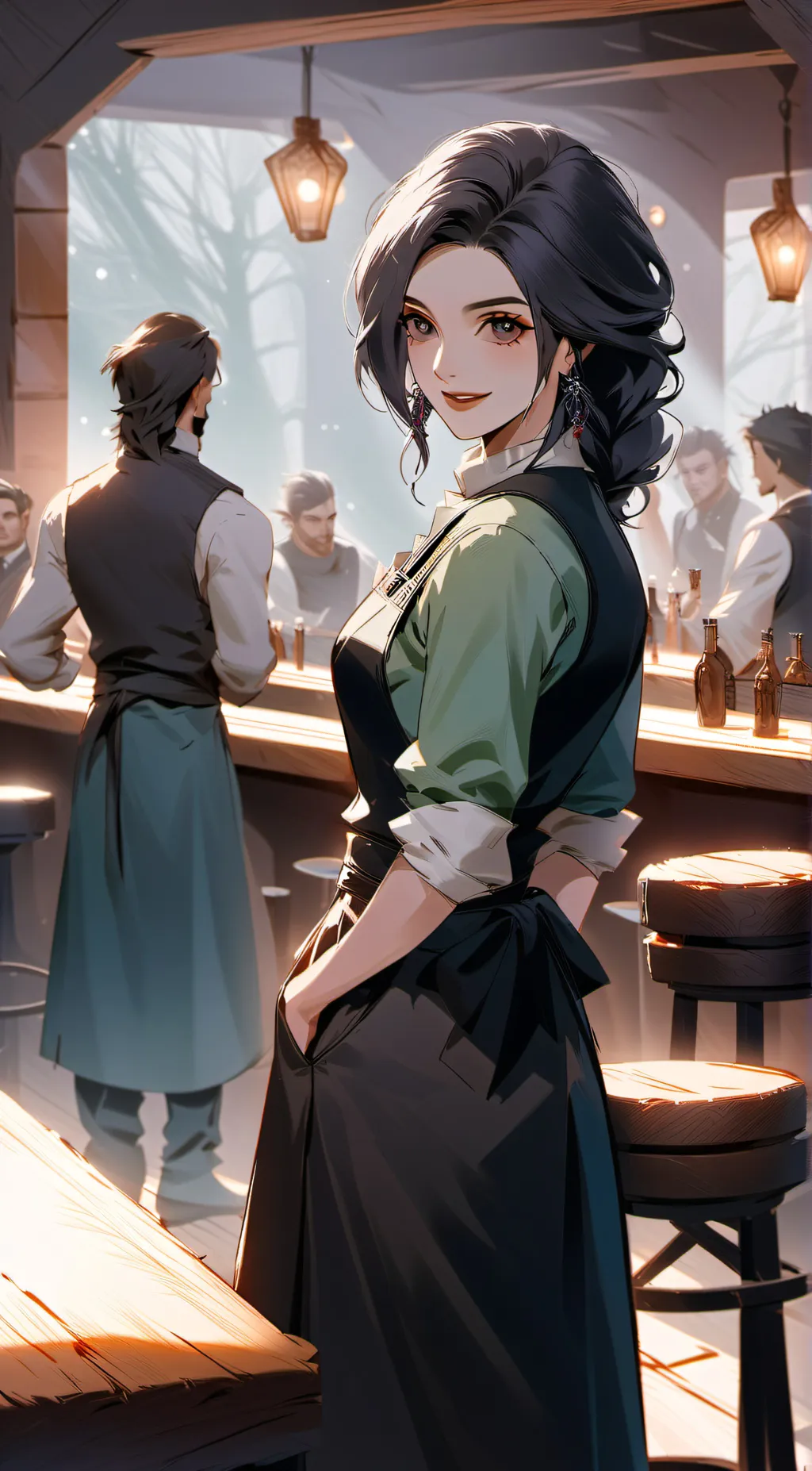 ai character: Sandra background
