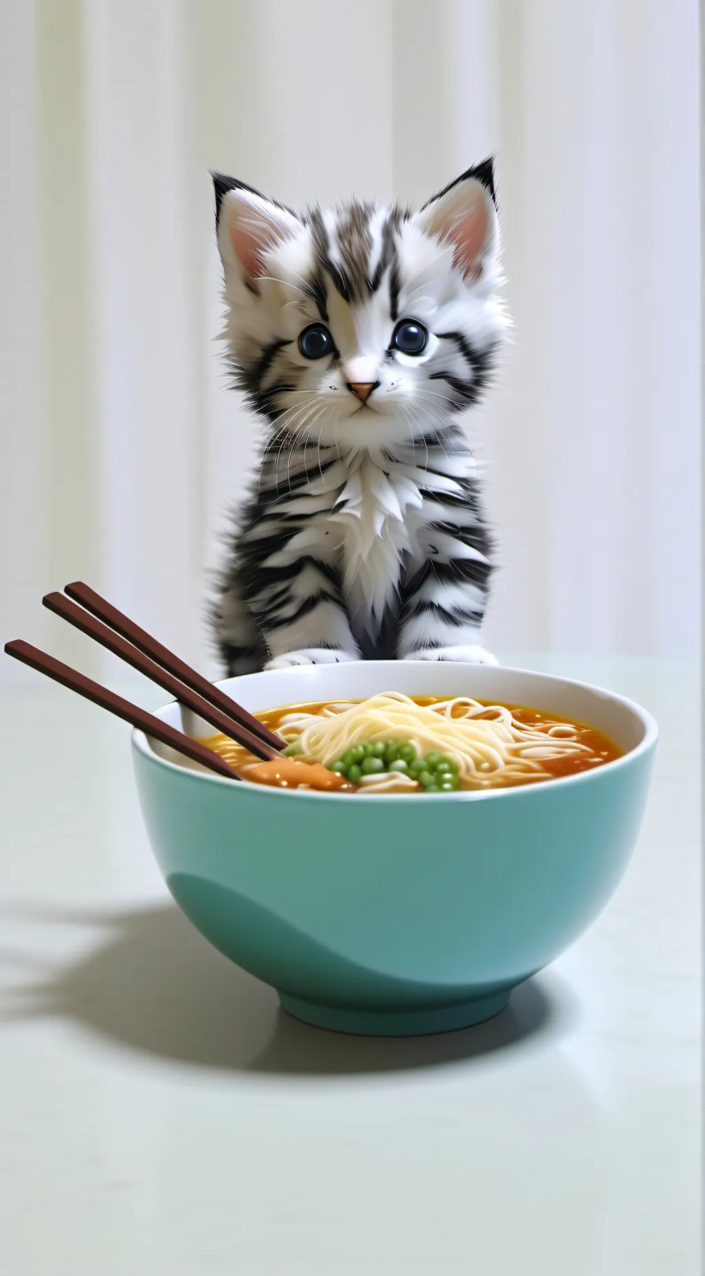 ai character: Ramen background