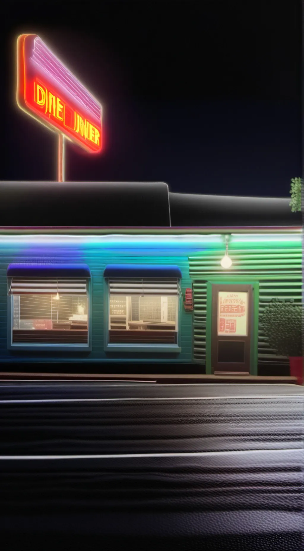 ai character: Burn’s Burgers background