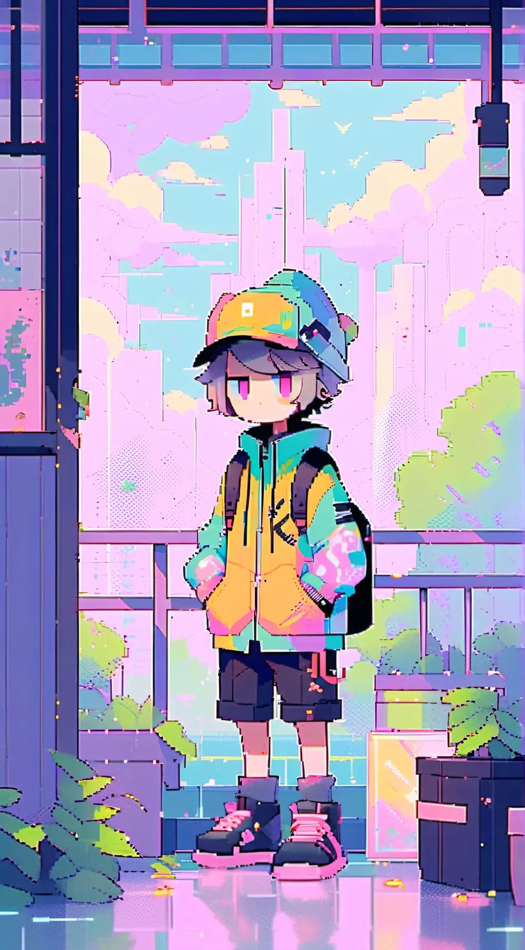 ai character: cabin fever labs background