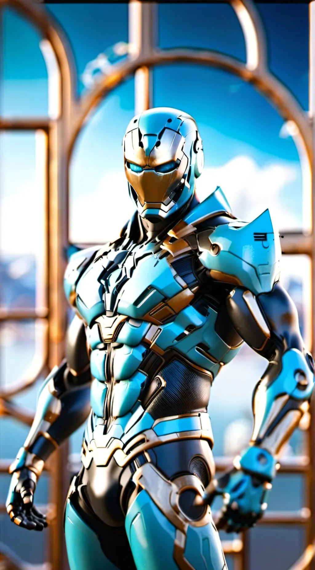 ai character: homem de ferro background
