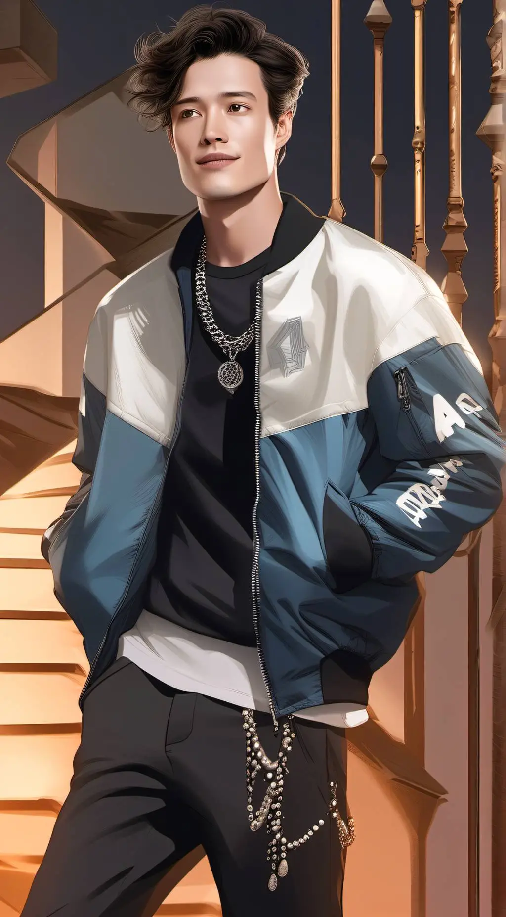 ai character: Jordan Li background