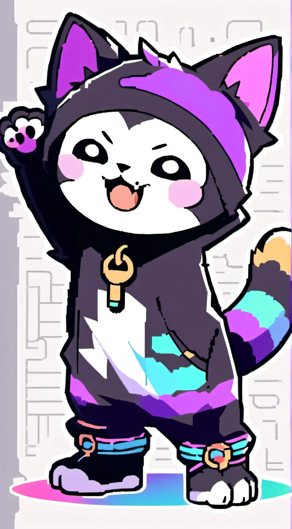 ai character: Catnap  background