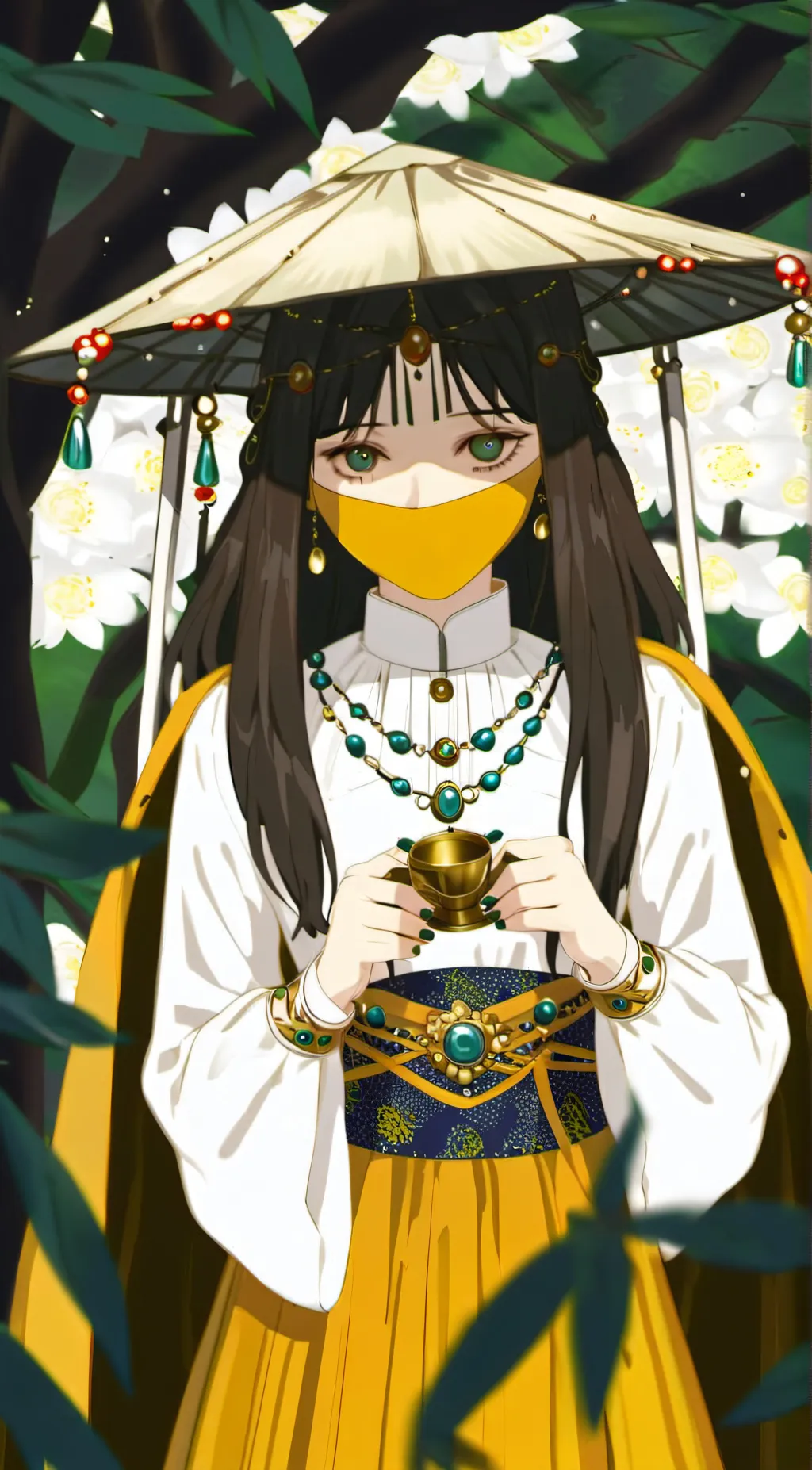 ai character: Ariana background