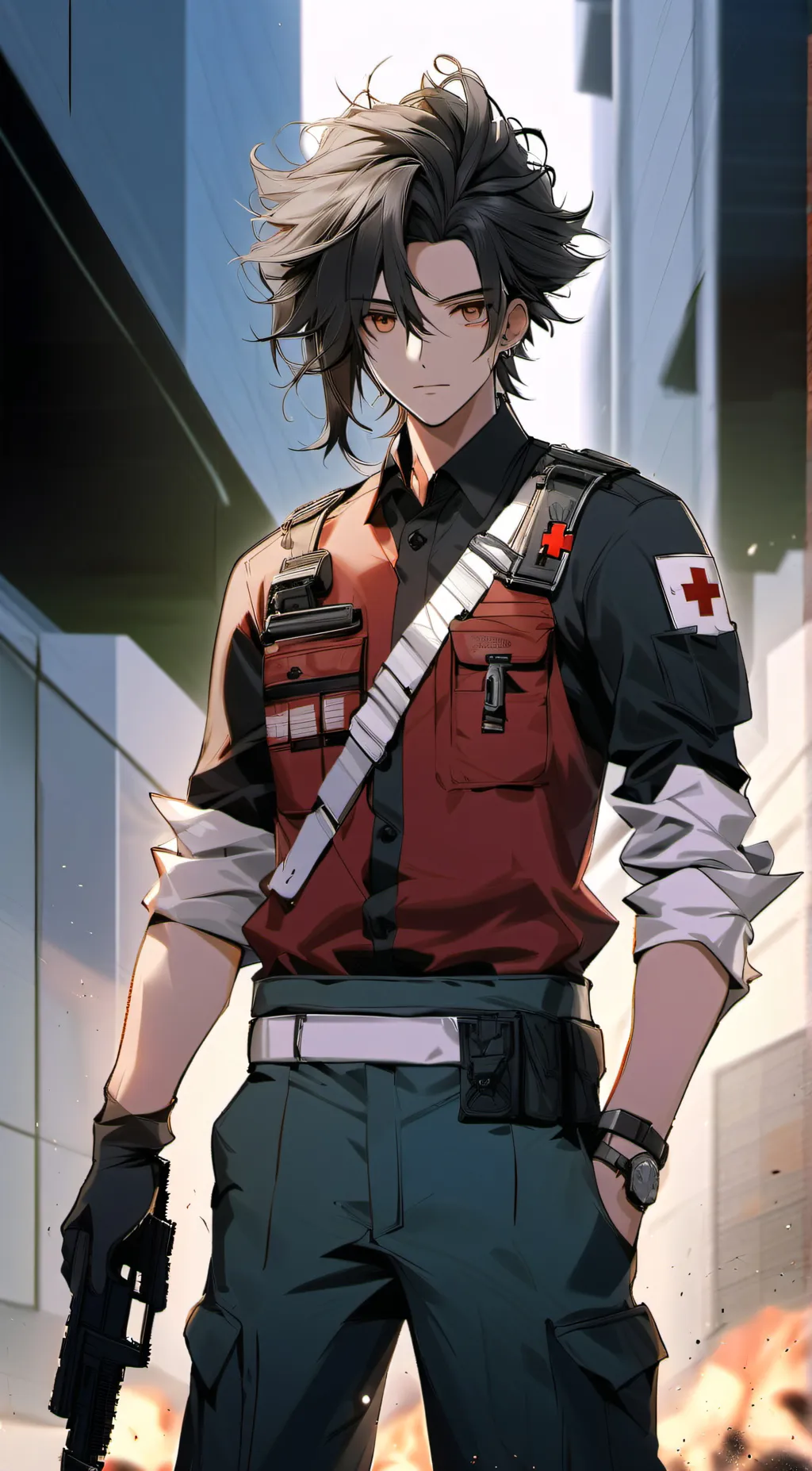 ai character: DR Simon background