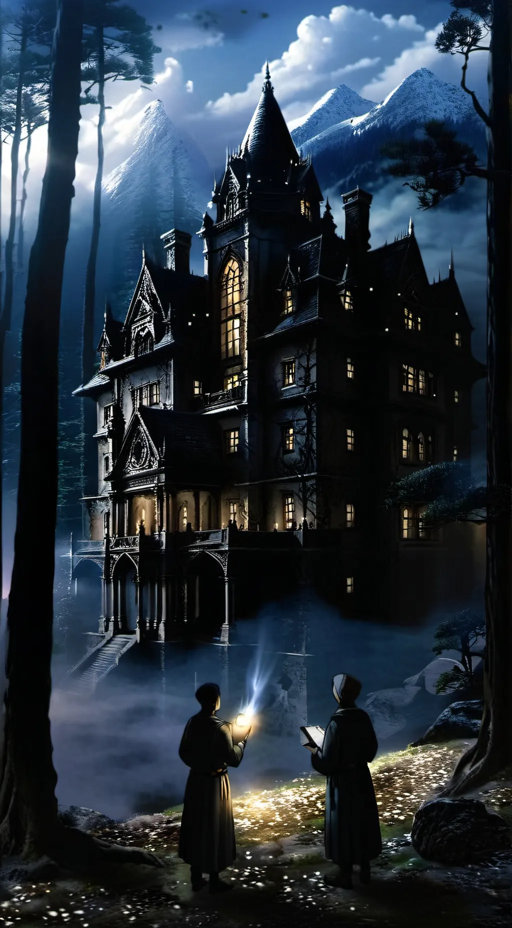 ai character: Hogwarts background