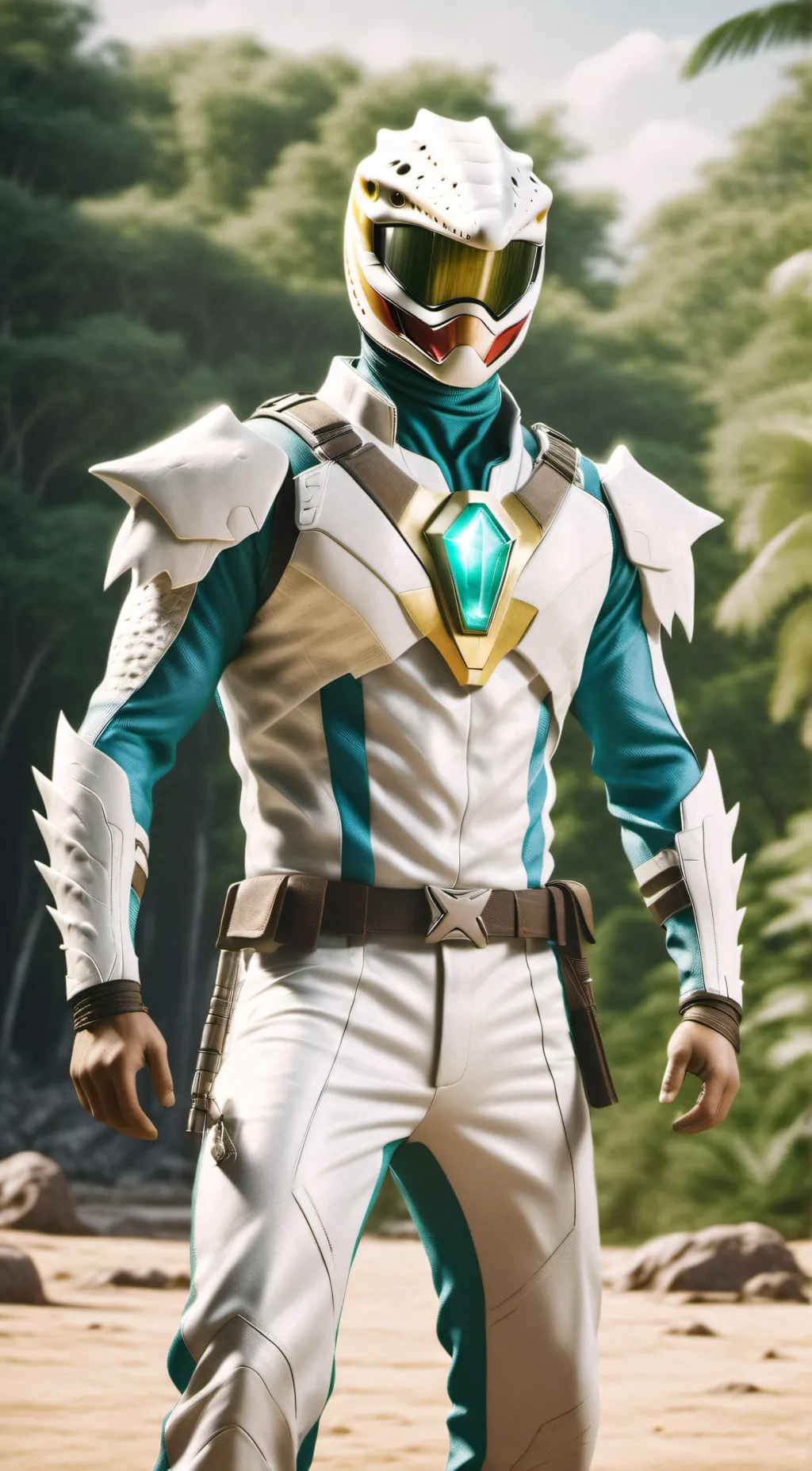 ai character: Dino Thunder White background