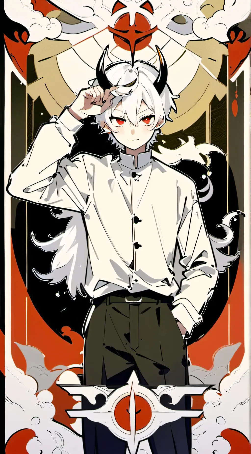 ai character: MHA ERI`S BRO background
