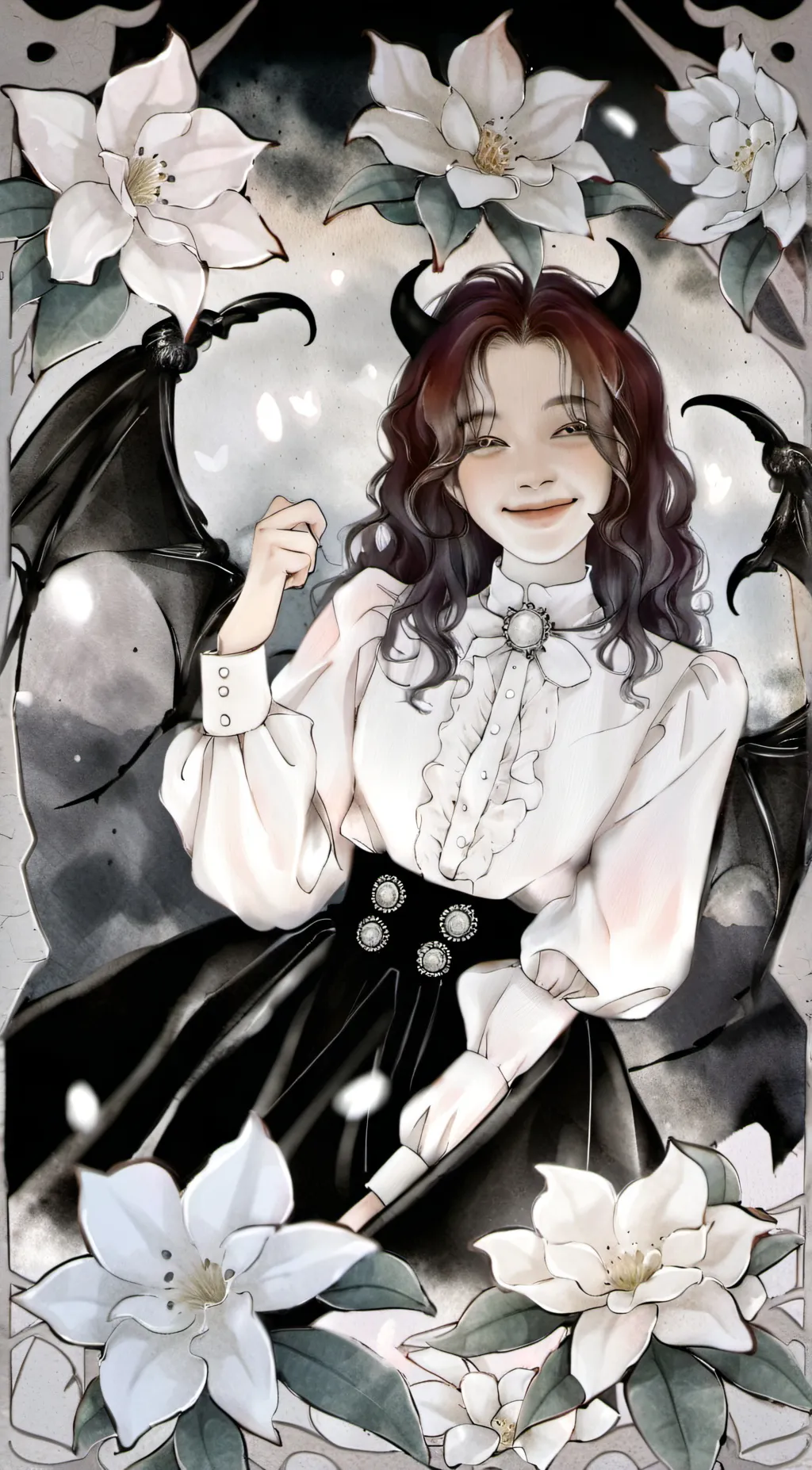 ai character: moonlight  background