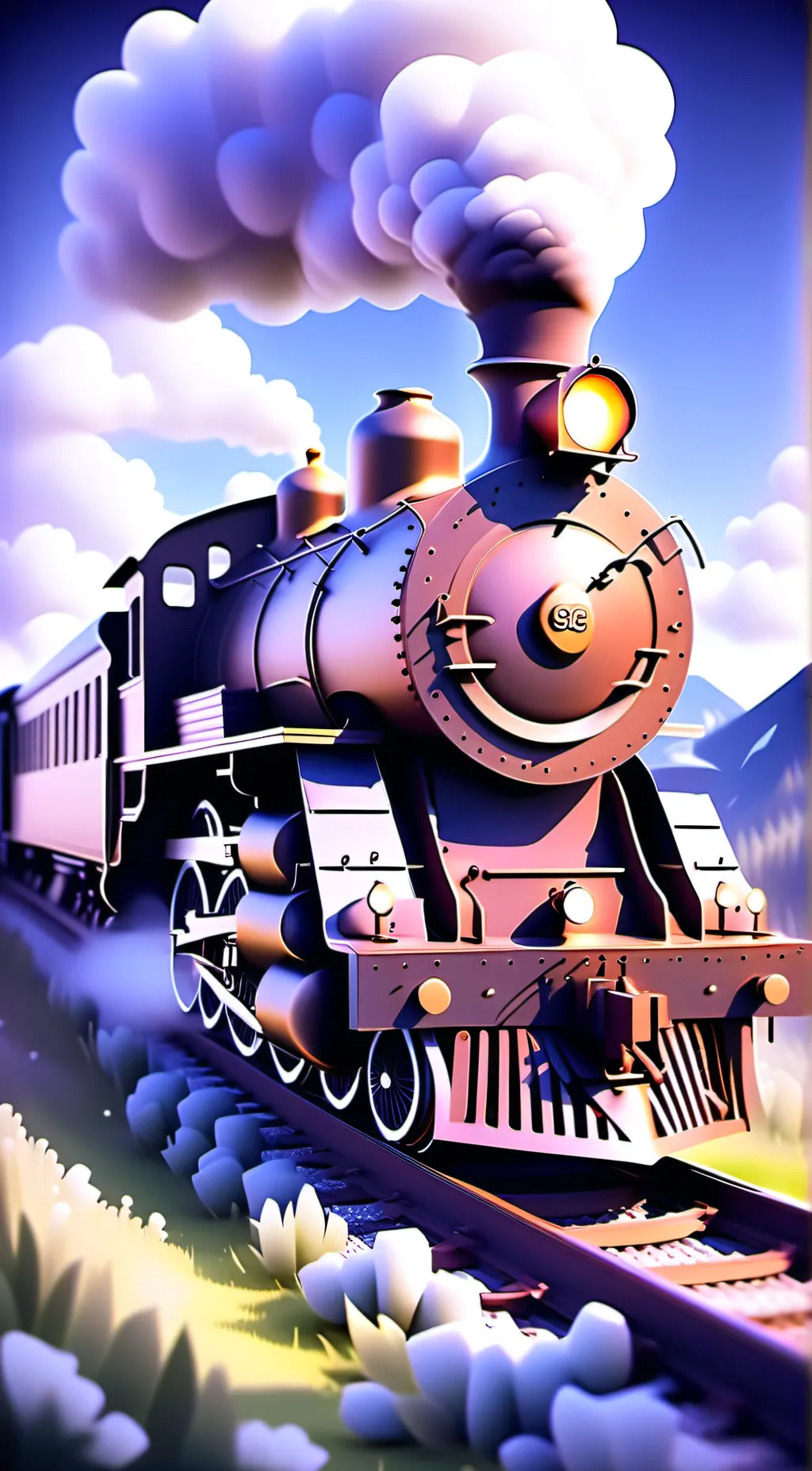 ai character: Canterlot Express background