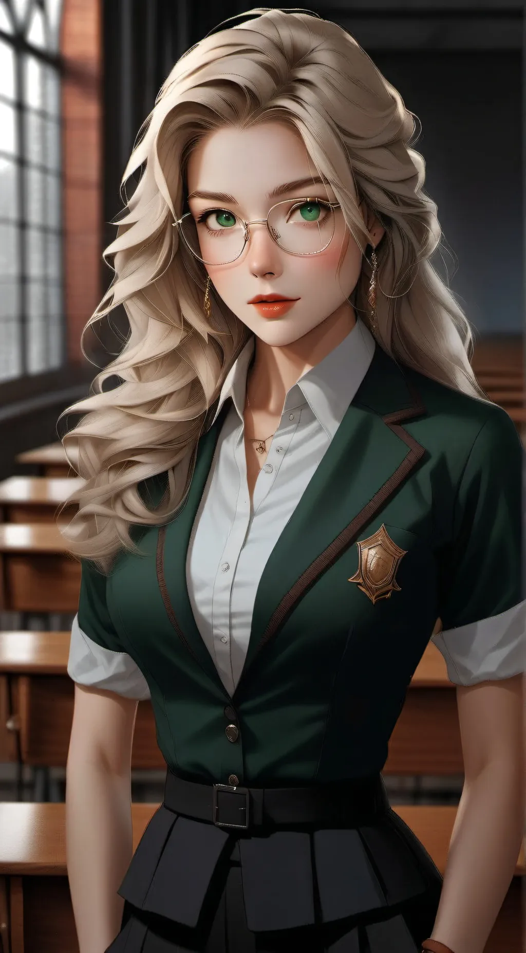 ai character: Helena Moony background