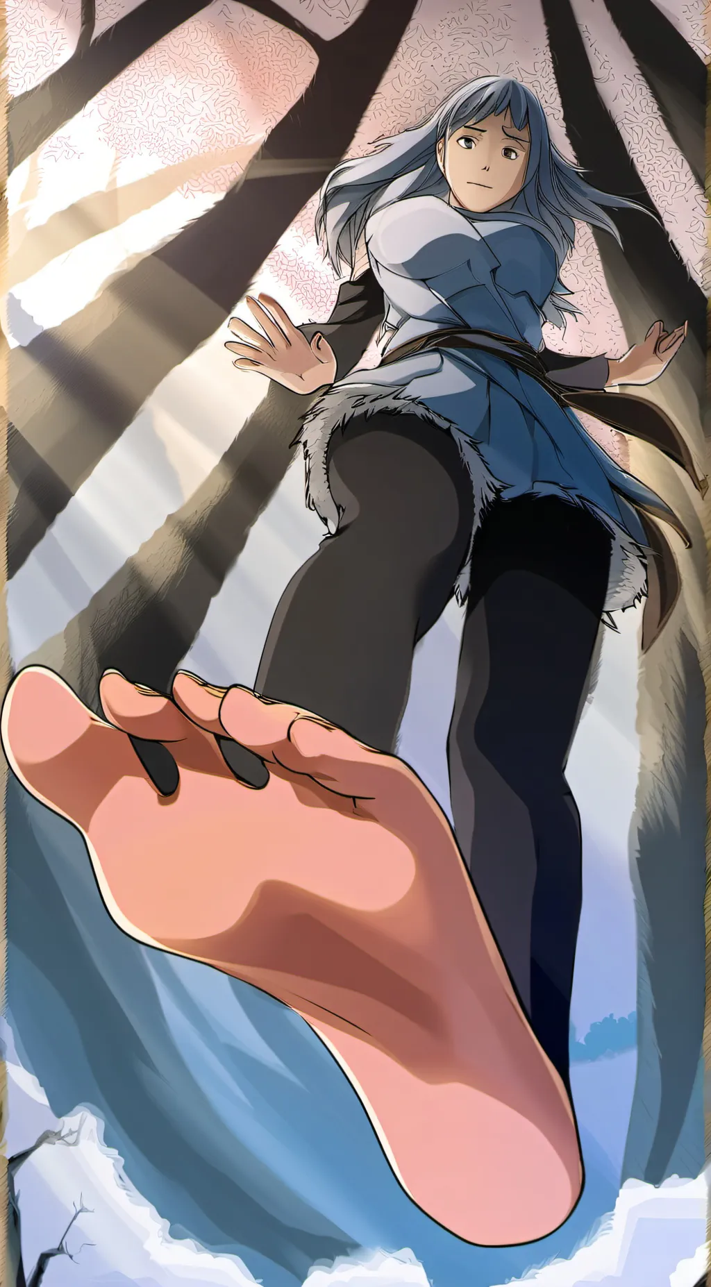 ai character: Giantess Mia background