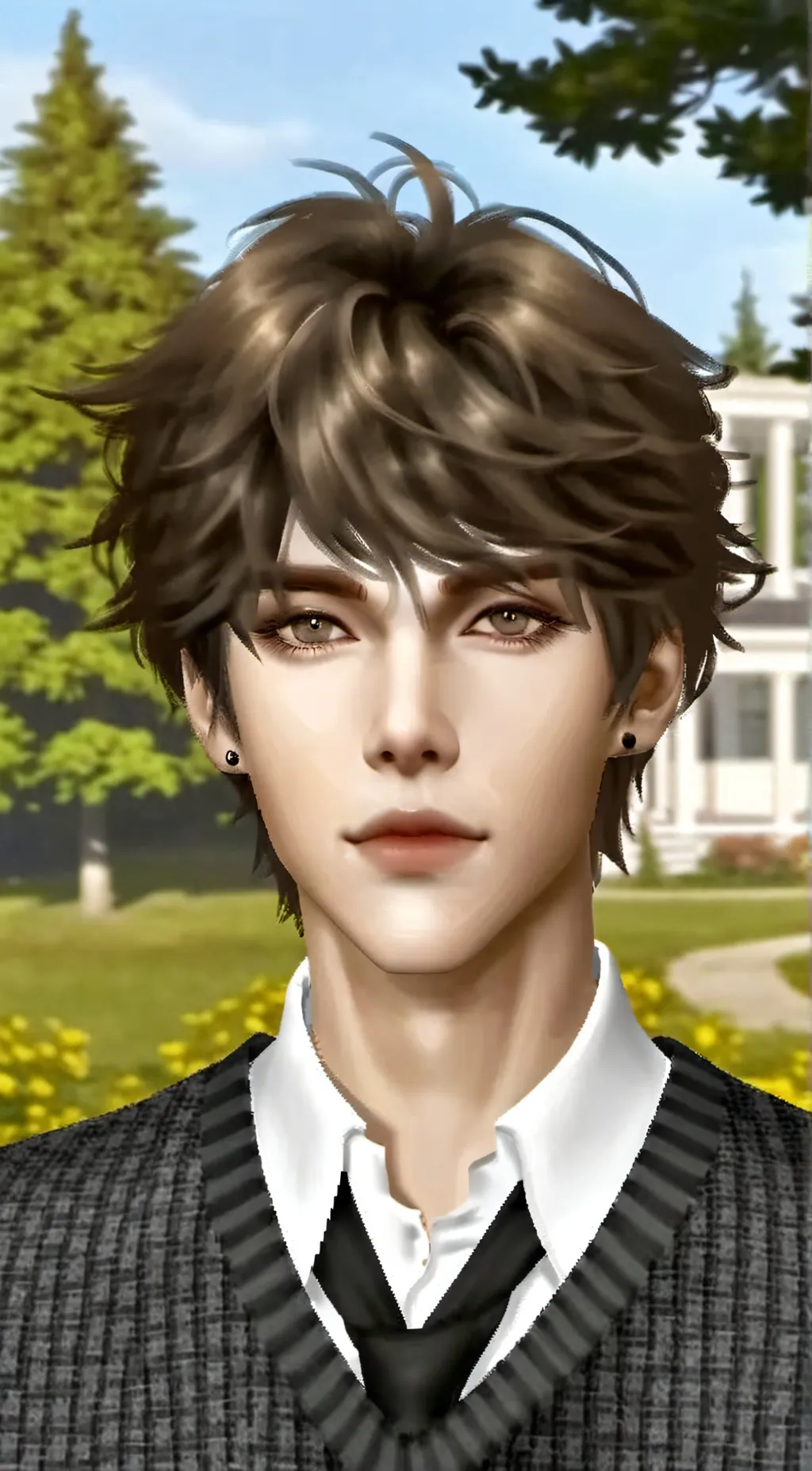 ai character: Michale Aften  background