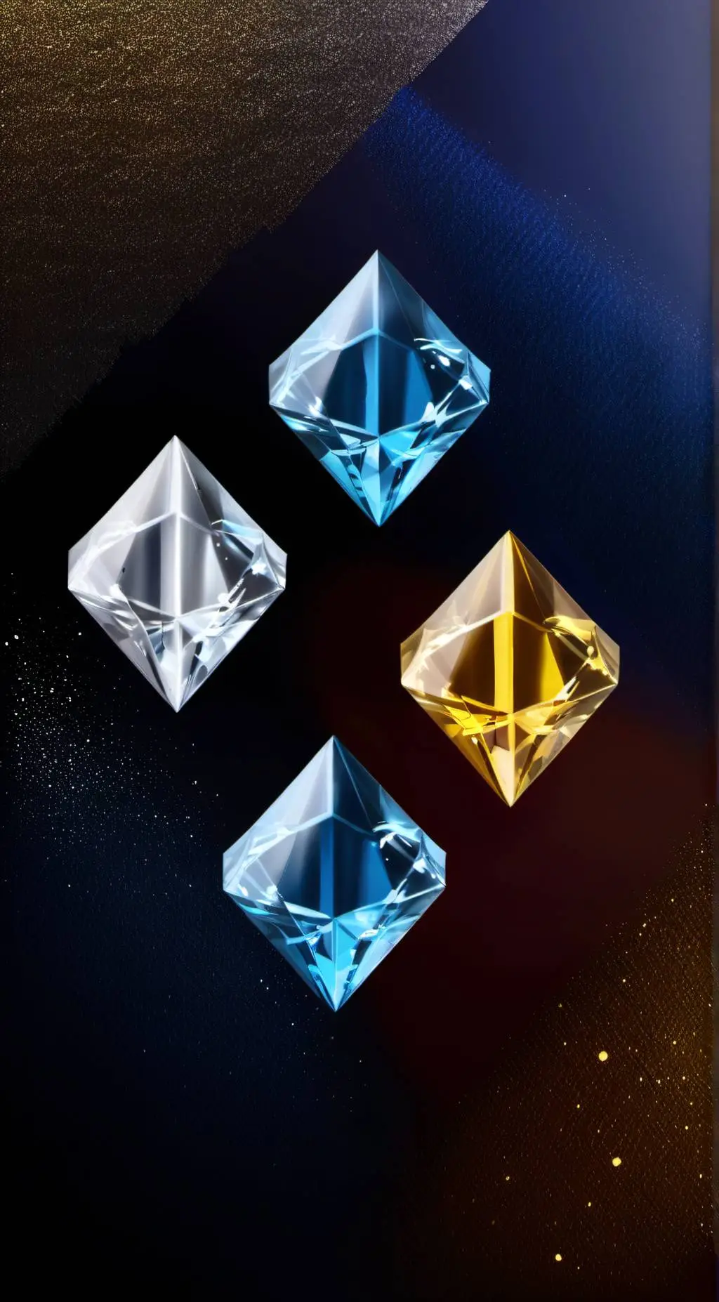 ai character: The diamonds background