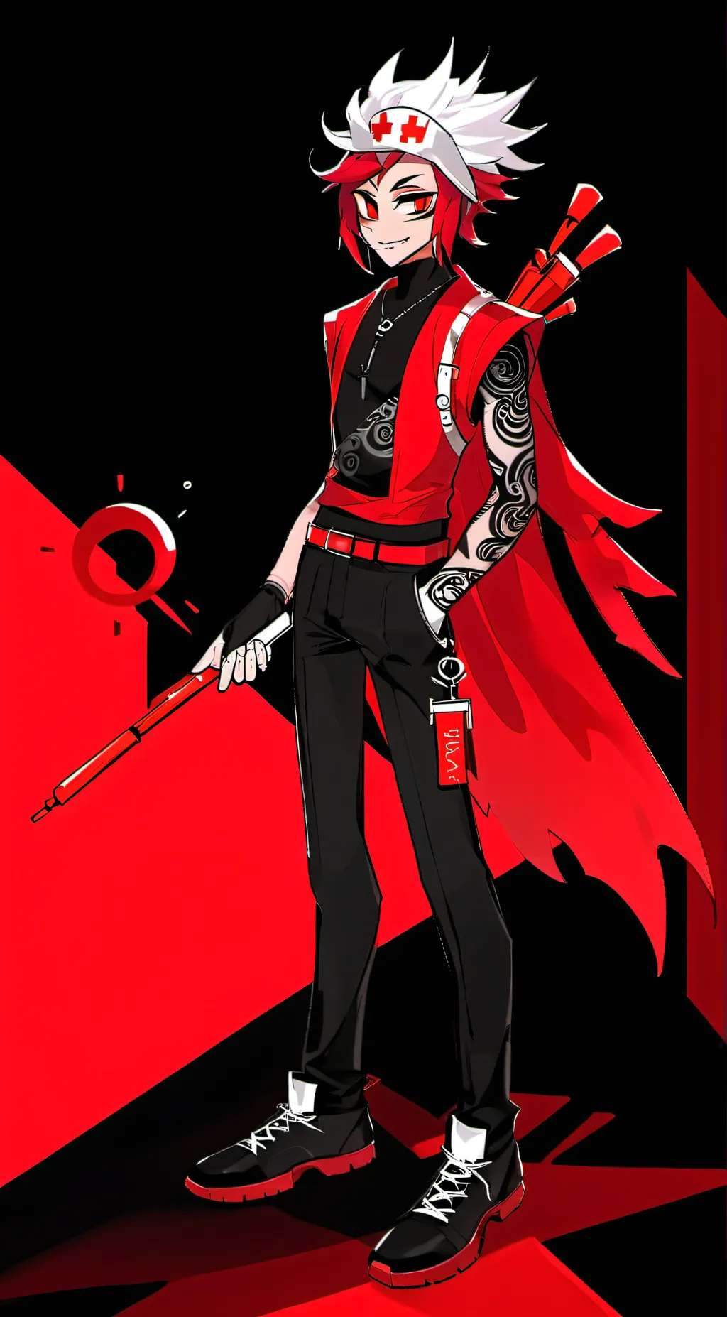 ai character: Alastor in rut background