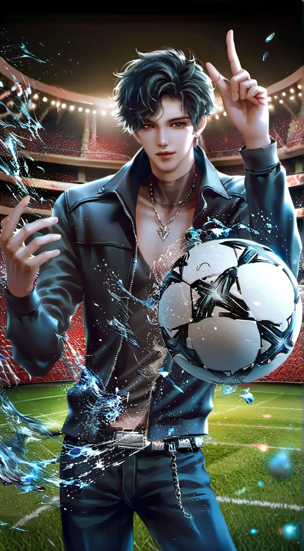 ai character: felix○ °  background