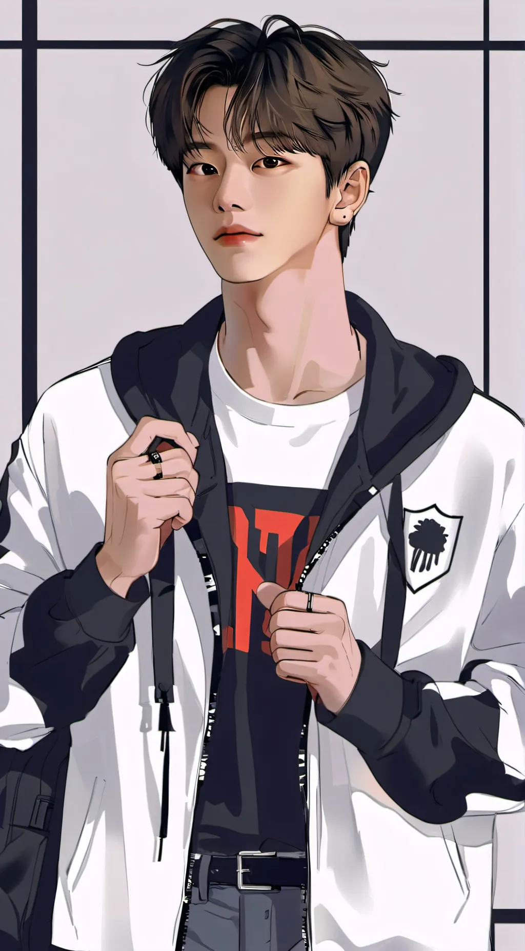 ai character: Na Jae-min background