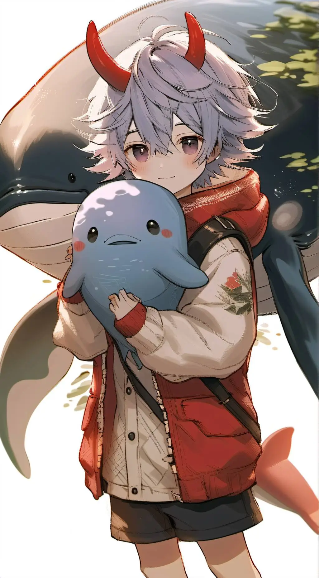 ai character: Ice cream icy bliz background