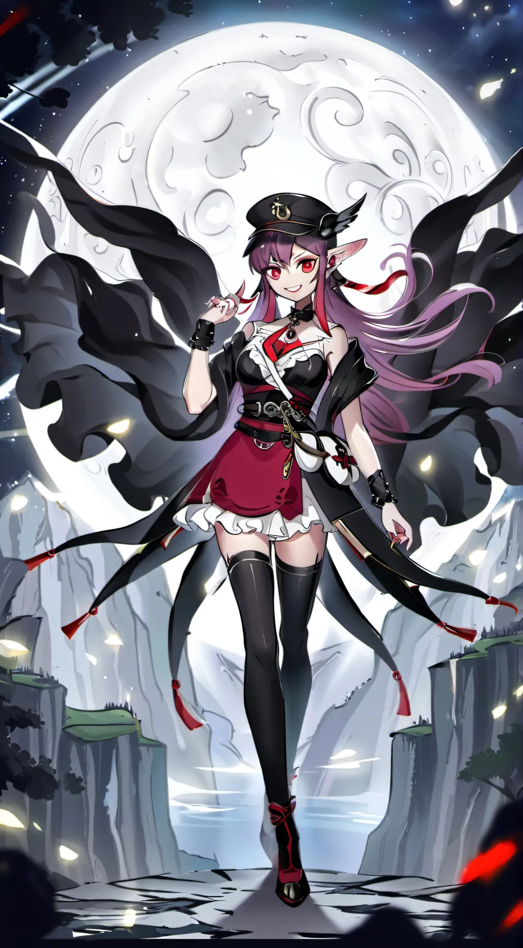 ai character: Luna background
