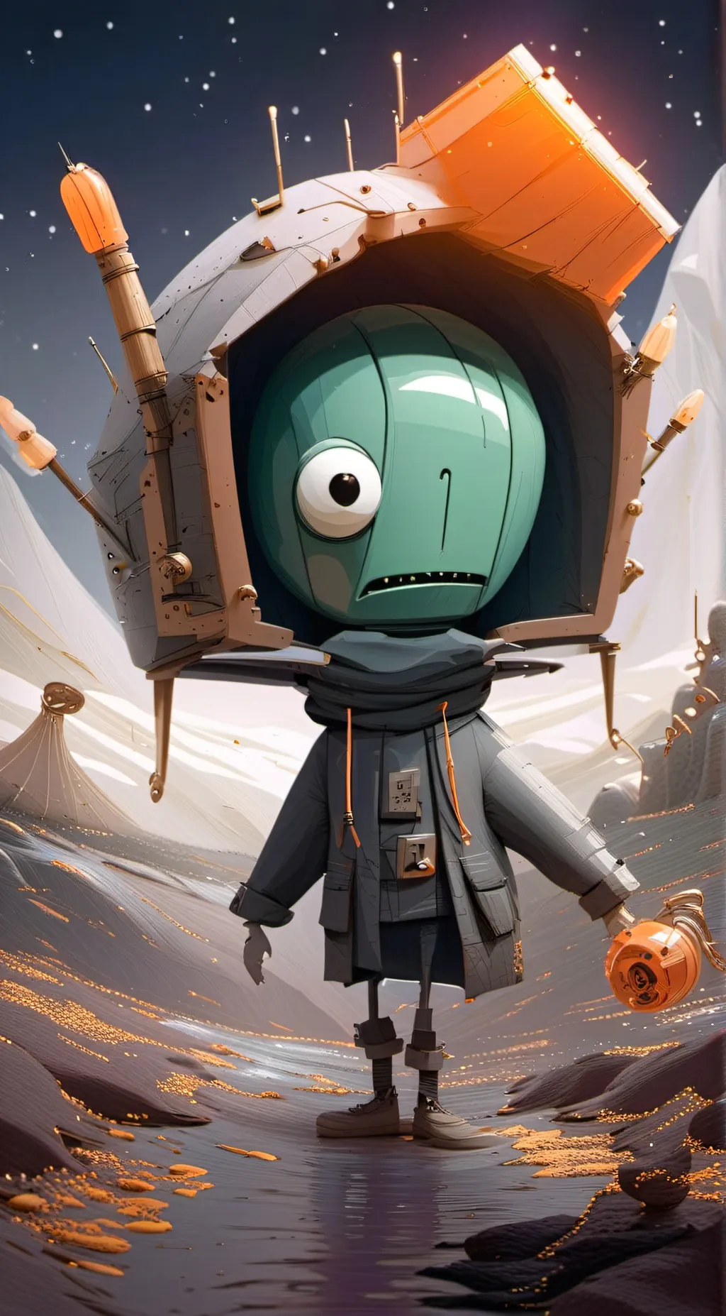 ai character: Plankton background