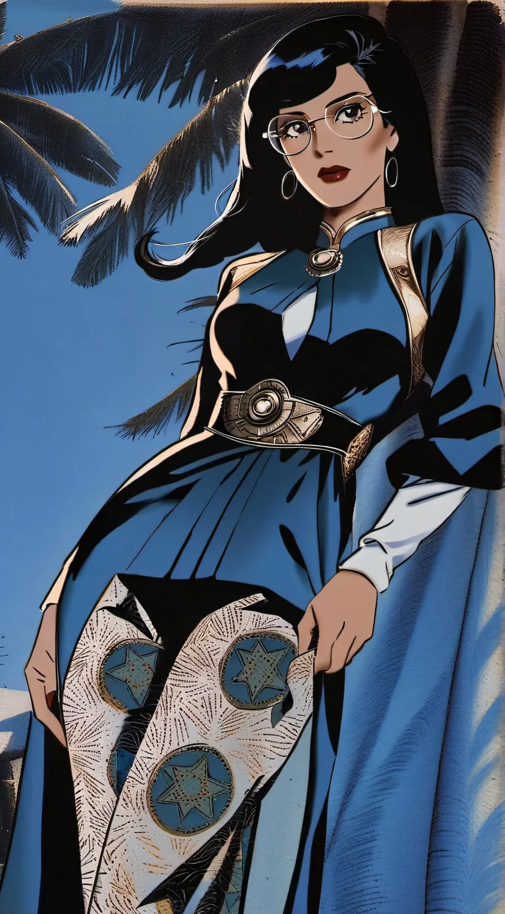 ai character: WandaWonder background