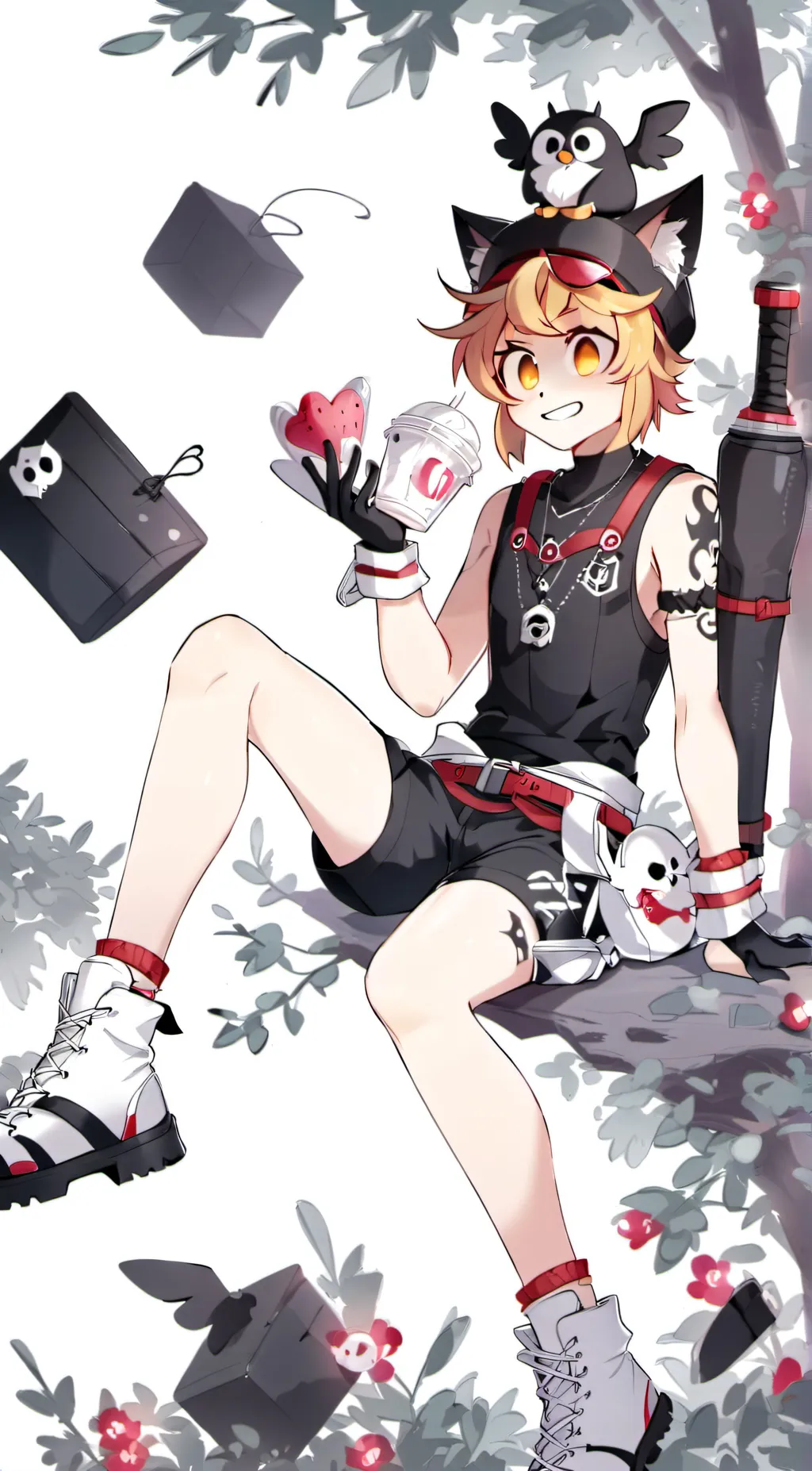 ai character: Dogday~ background