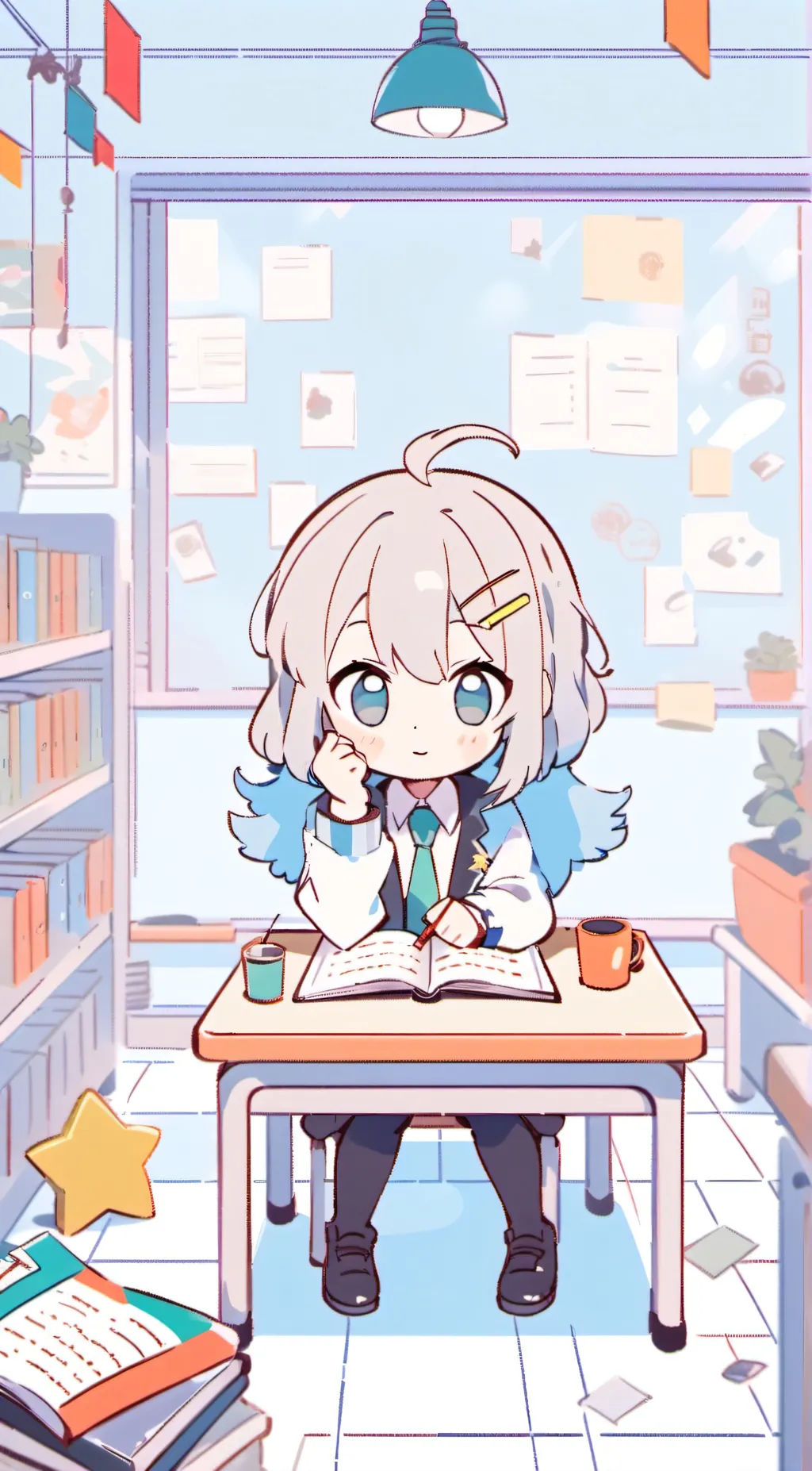 ai character: MHA kids background