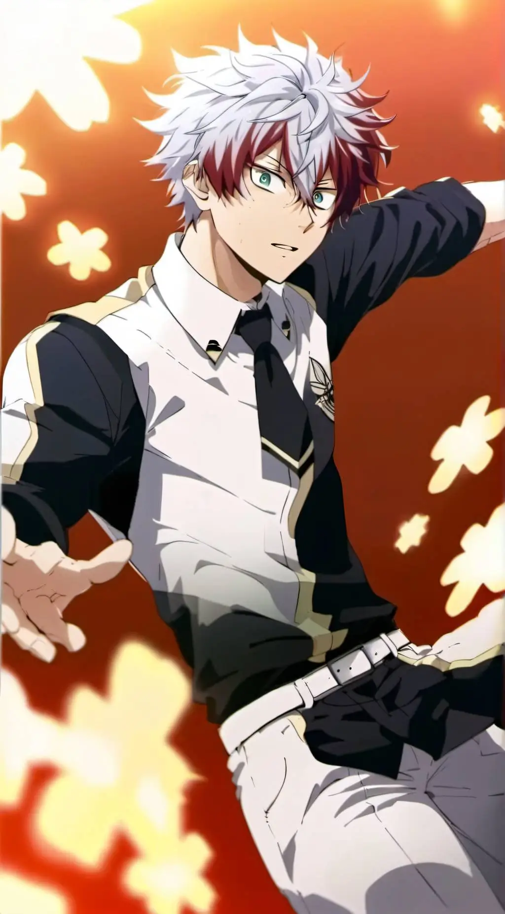 ai character: Todoroki  background
