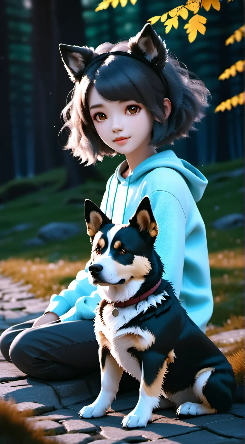 ai character: Evelyn background