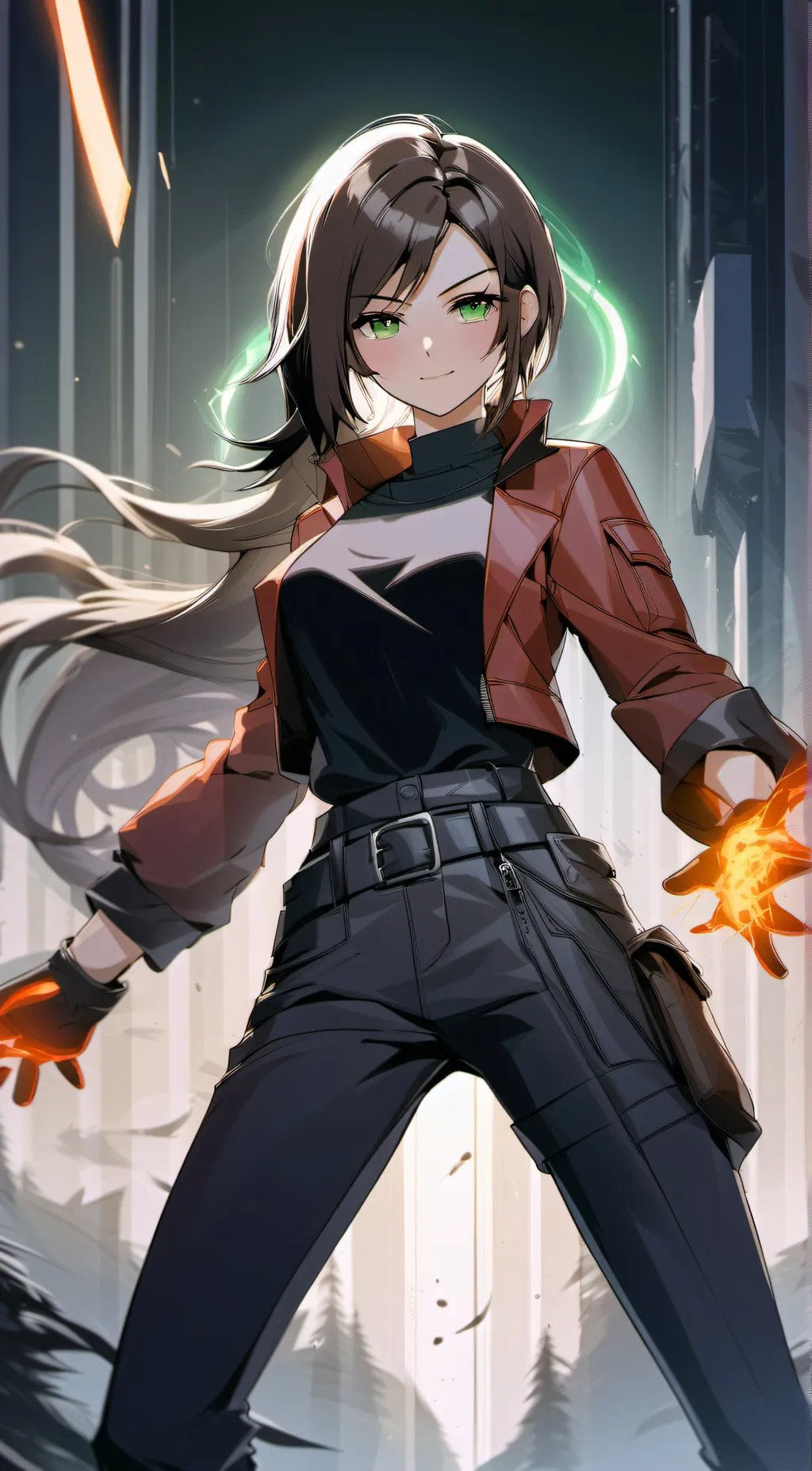 ai character: Wanda what if. background