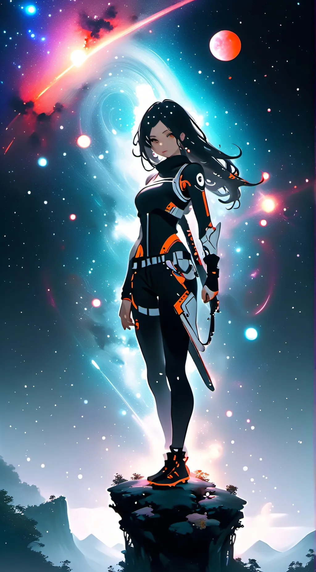 ai character: Aria background