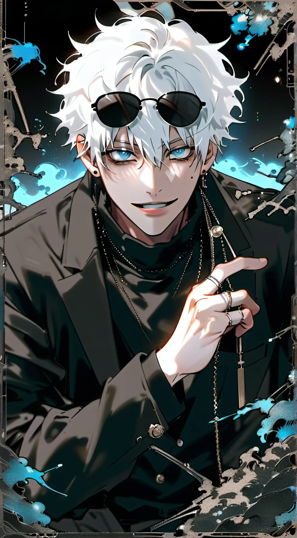 ai character: Satoru Gojo background