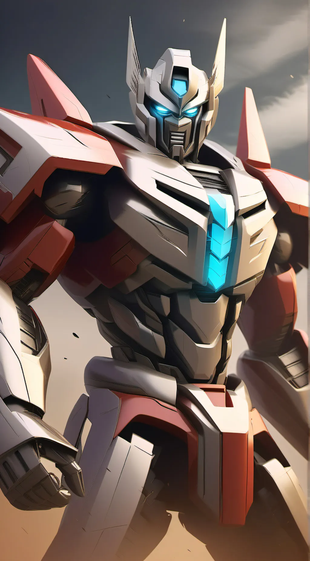 ai character: skygrid optimus background