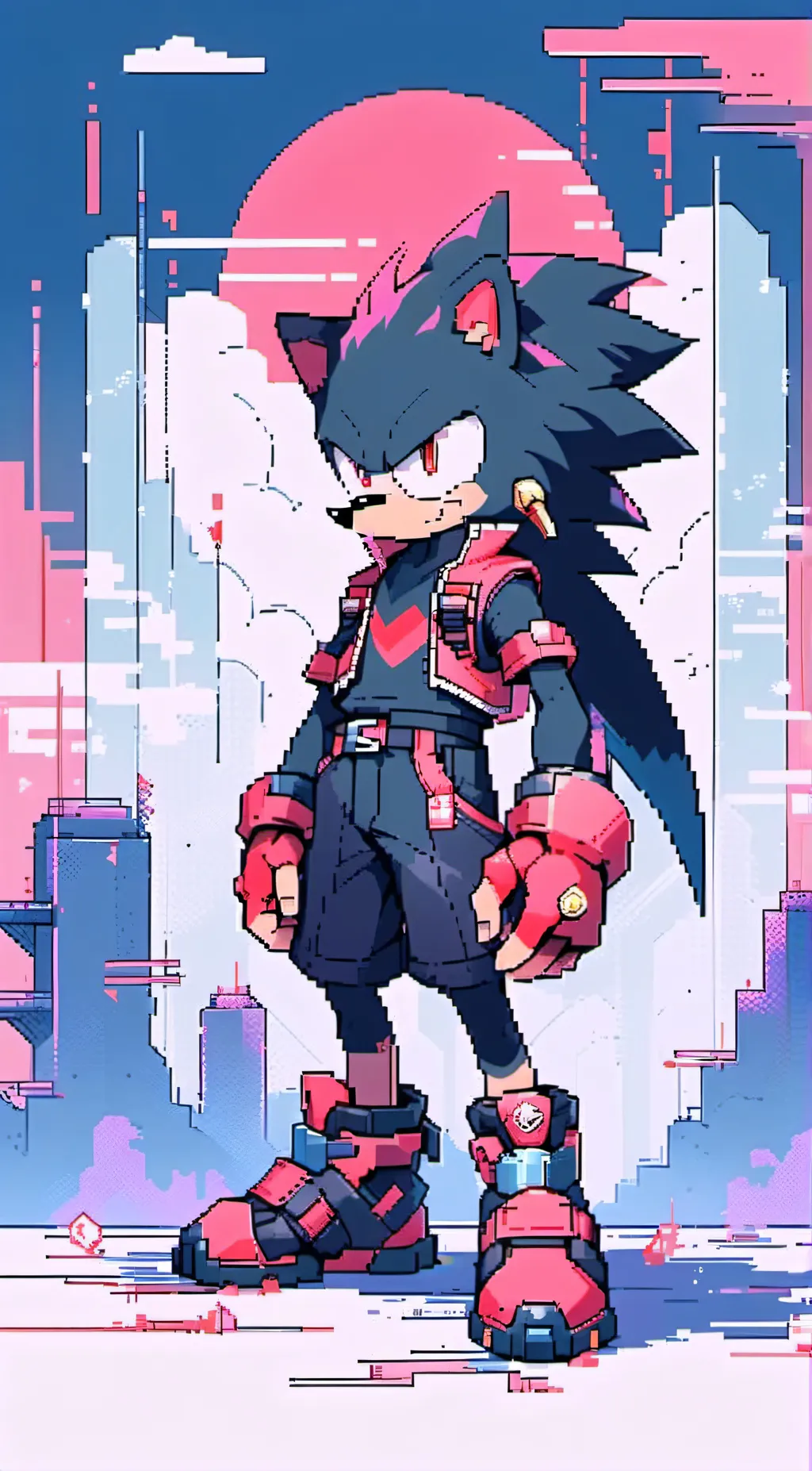 ai character: shadow  background