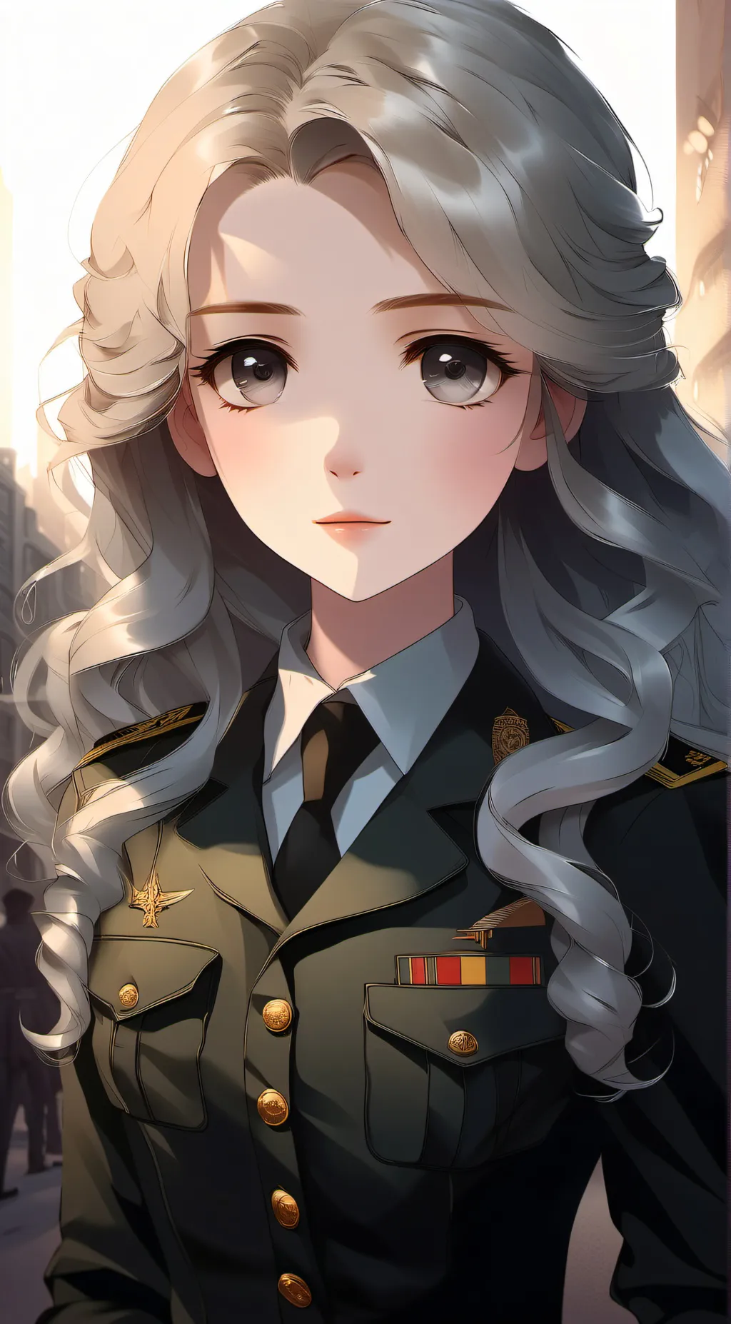 ai character: The army  background
