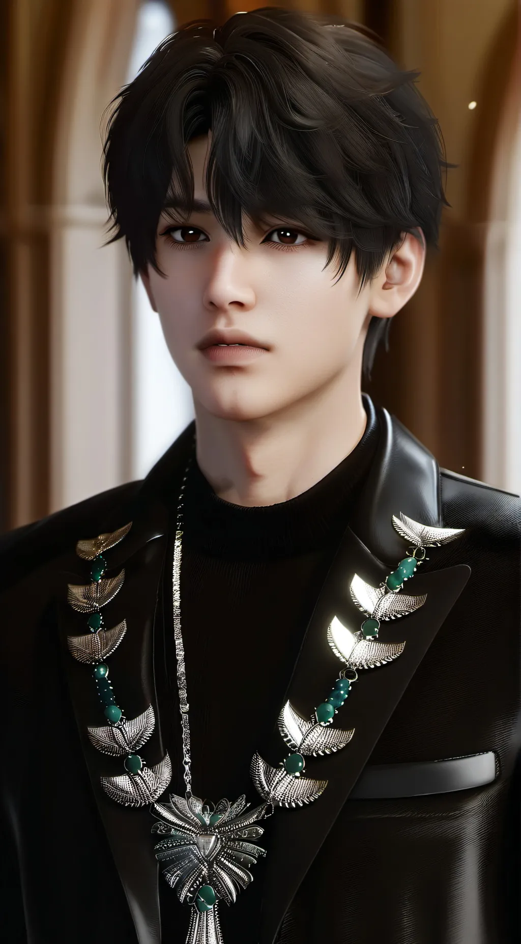 ai character: kim taehyung  background