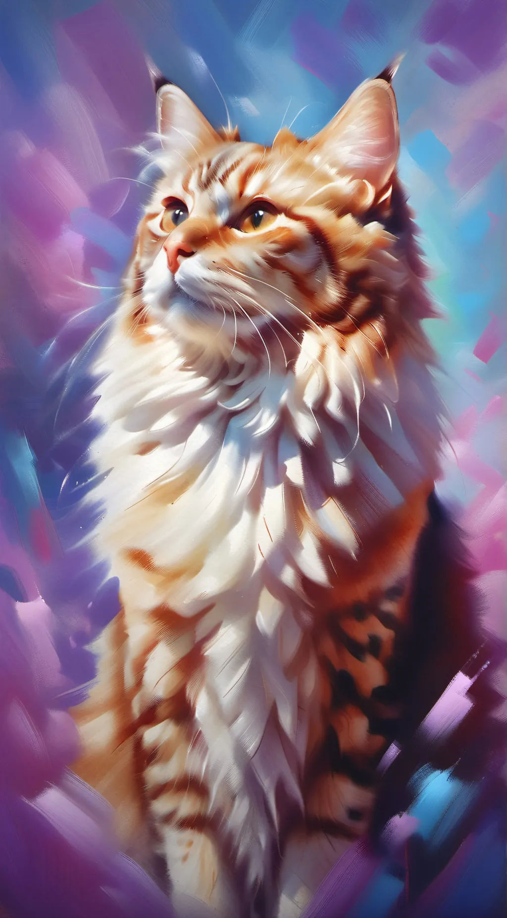 ai character: Fluffy  background